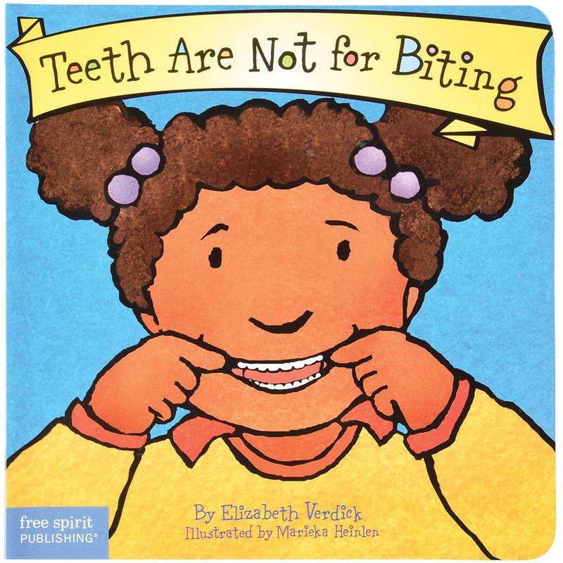Teeth Are Not For Biting Board Book | Toddler Social-Emotional Learning Tool